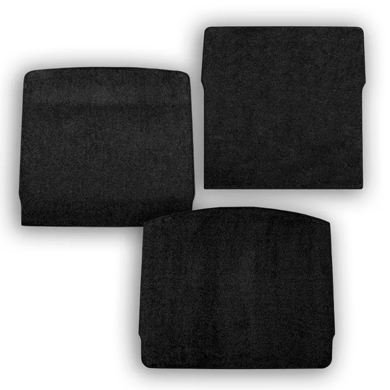 CIKCAR Velours Kofferbakmat passend voor Skoda Fabia IV HB 2021- (Hoge laadvloer)