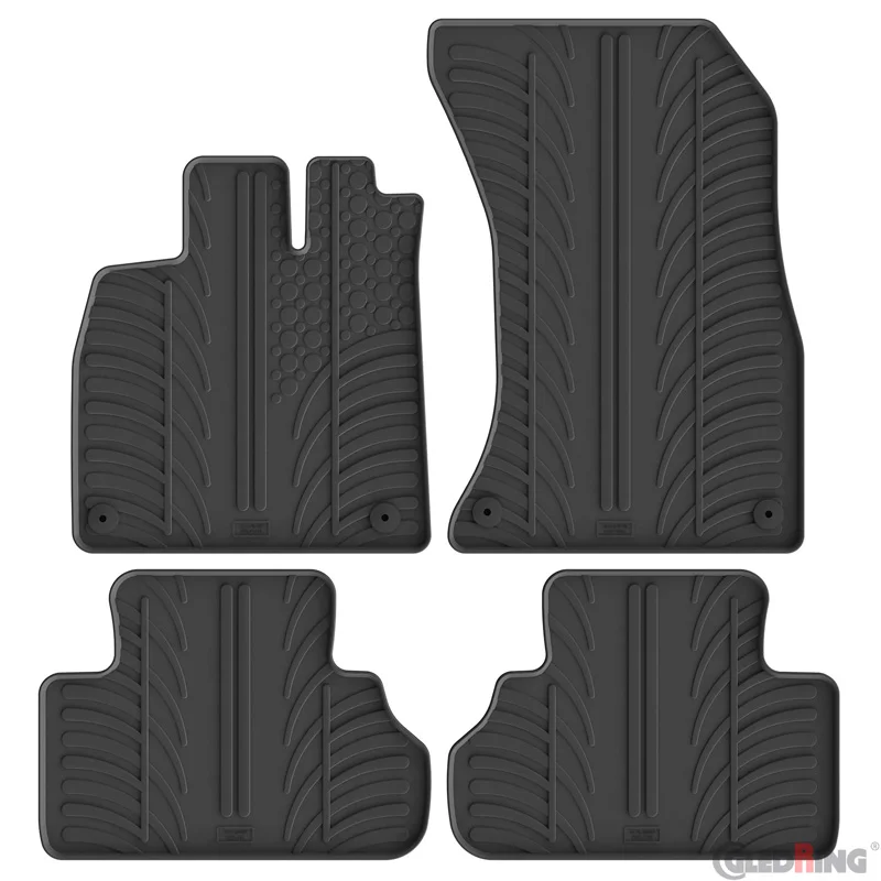 Gledring Rubbermatten passend voor Audi Q5 (GU) MHEV 2025- incl. Sportback (T profiel 4-delig + montageclips)