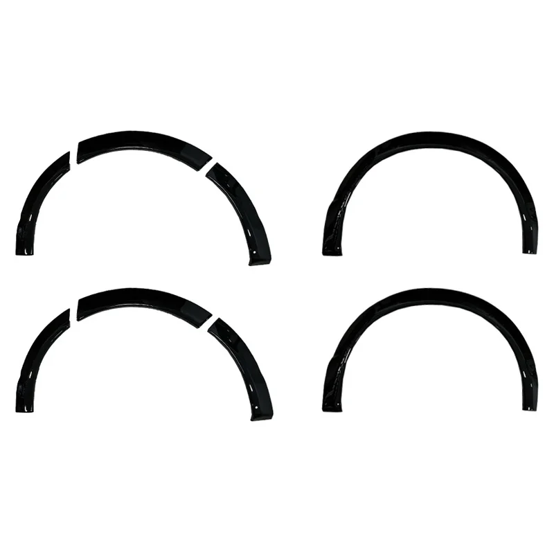 Oneway Set spatbordverbreders (Trims) passend voor Volkswagen Transporter T6 2015-2019 (Korte wielbasis) – Glanzend zwart