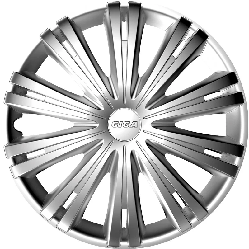 AutoStyle 4-Delige Wieldoppenset Giga 15-inch zilver