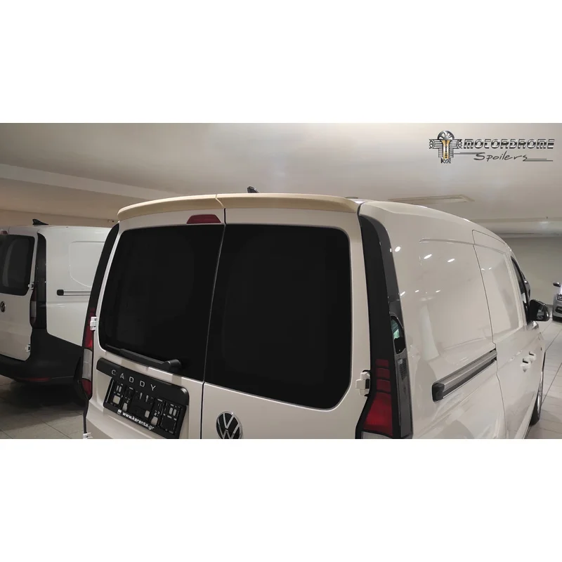Motordrome Dakspoiler passend voor Volkswagen Caddy V Box/MPV 2020- (met 2 achterdeuren) (PU)