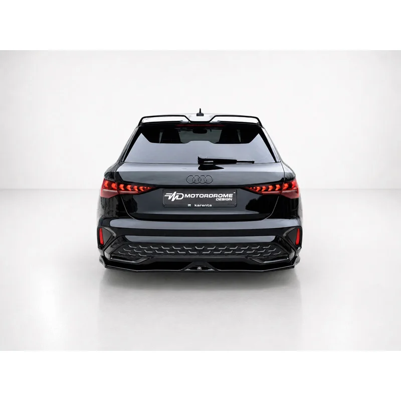 Motordrome Achterbumperskirt passend voor Audi A3 (8Y) Sportback S-Line Facelift 2024- (ABS)