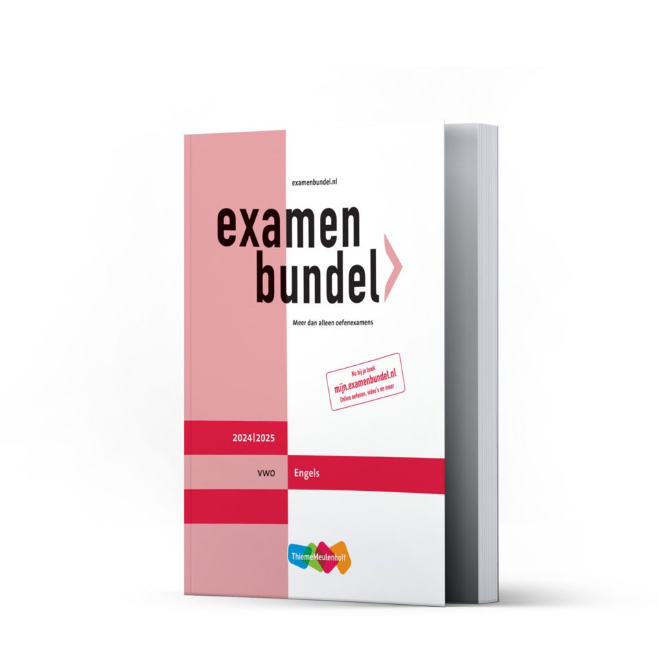 Examenbundel Online + Boek Vwo Engels 2024/2025 | Webshop Examenbundel