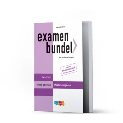 Examenbundel online + boek vmbo-gt/mavo Maatschappijkunde 2024/2025