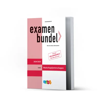 Examenbundel online + boek vwo Maatschappijwetenschappen 2024/2025