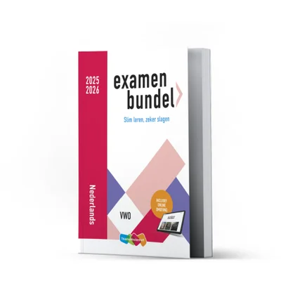 Examenbundel online + boek vwo Nederlands 2025/2026