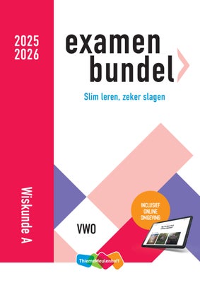 Examenbundel online + boek vwo Wiskunde A 2025/2026