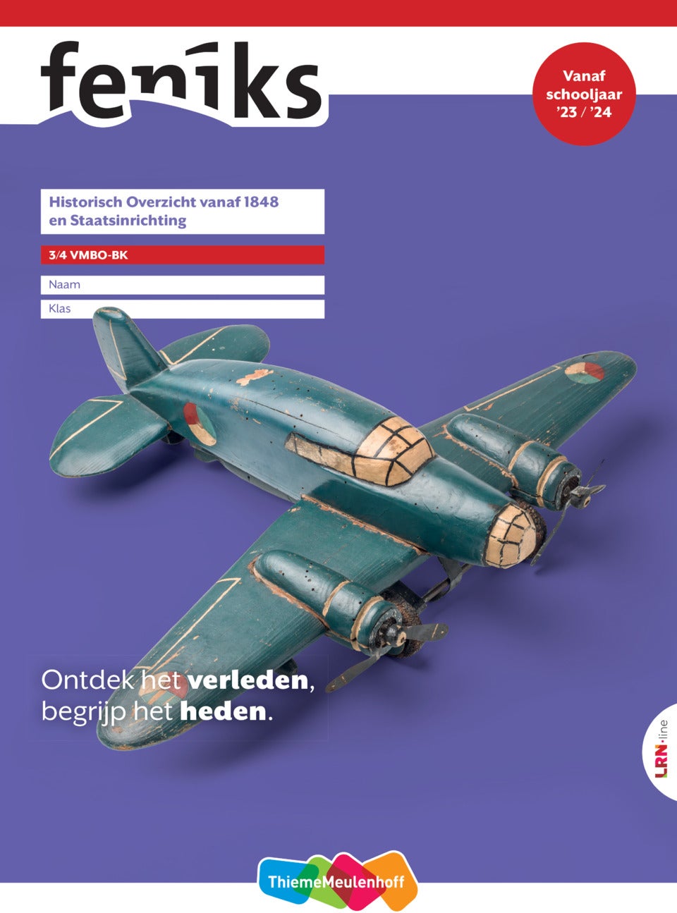 Feniks LRN-line online + boek 4 vmbo bk CE-stof Historisch Overzicht 4-jaar afname