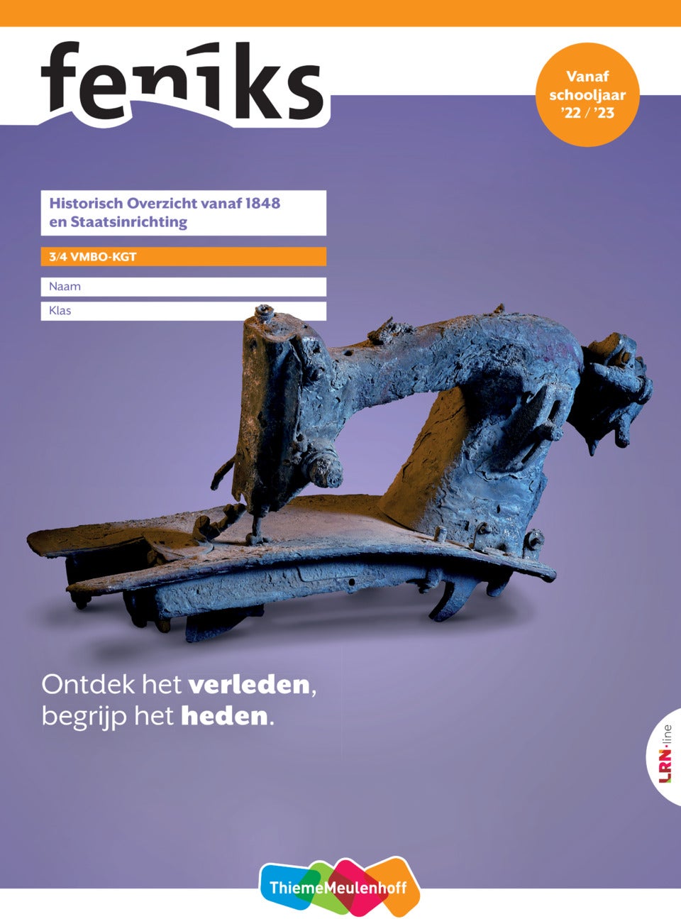 Feniks LRN-line online + boek 4 vmbo kgt CE-stof Historisch Overzicht 4-jaar afname