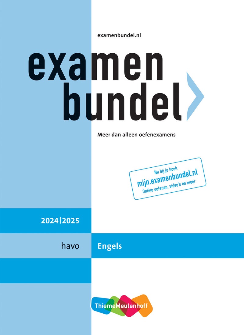 Examenbundel online + boek havo Engels 2024/2025