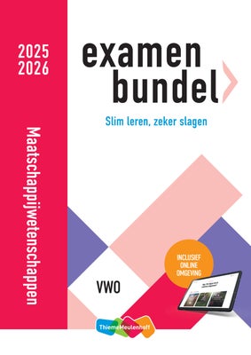 Examenbundel online + boek vwo Maatschappijwetenschappen 2025/2026
