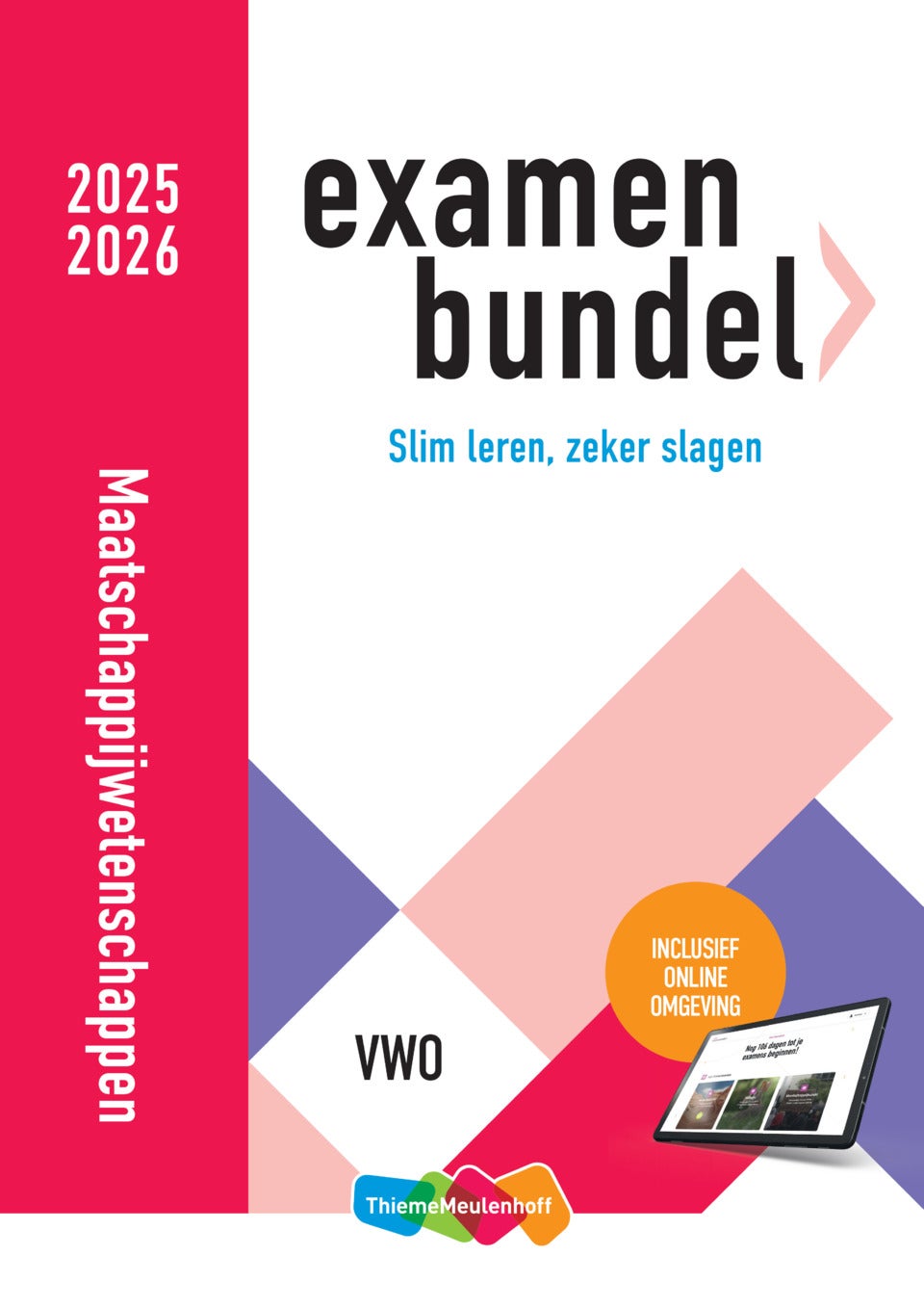Examenbundel online + boek vwo Maatschappijwetenschappen 2025/2026