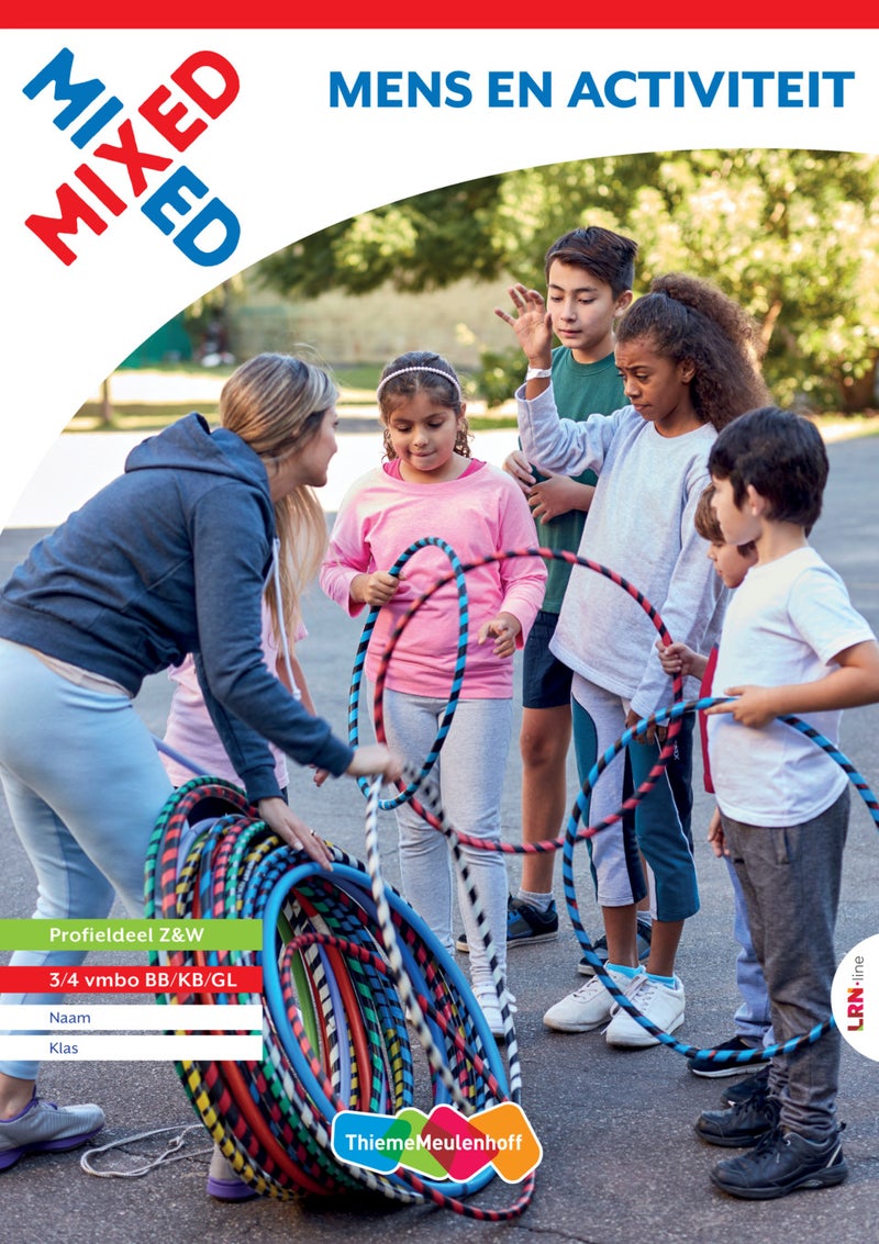 MIXED LRN-line boek Mens en activiteit 3/4 vmbo