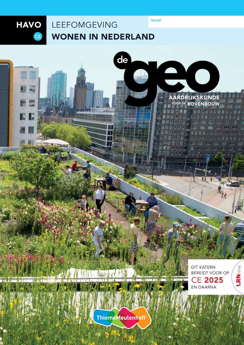 De Geo LRN-line (CE 2025 e.v.) online + boek havo Wonen in Nederland 4-jaar afname