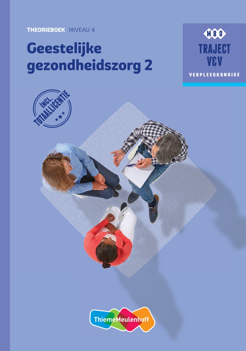 Traject Zorg Geestelijke gezondheidszorg deel 2 niveau 4 boek en online 1 jaar (KD2016)