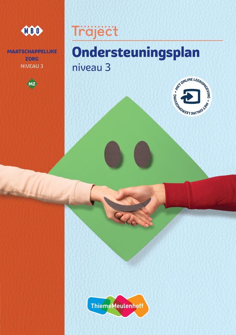 Traject MZ Ondersteuningsplan niveau 3 boek en online 1 jaar  (KD 2022)