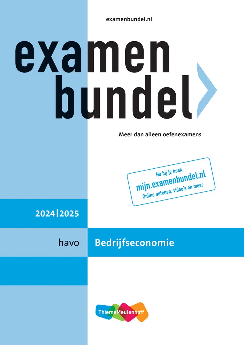 Examenbundel online + boek havo Bedrijfseconomie 2024/2025