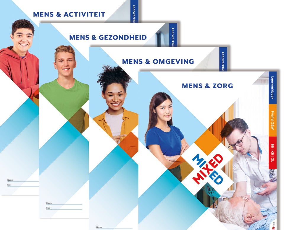 MIXED LRN-line boeken Profielpakket Zorg & Welzijn 3/4 vmbo