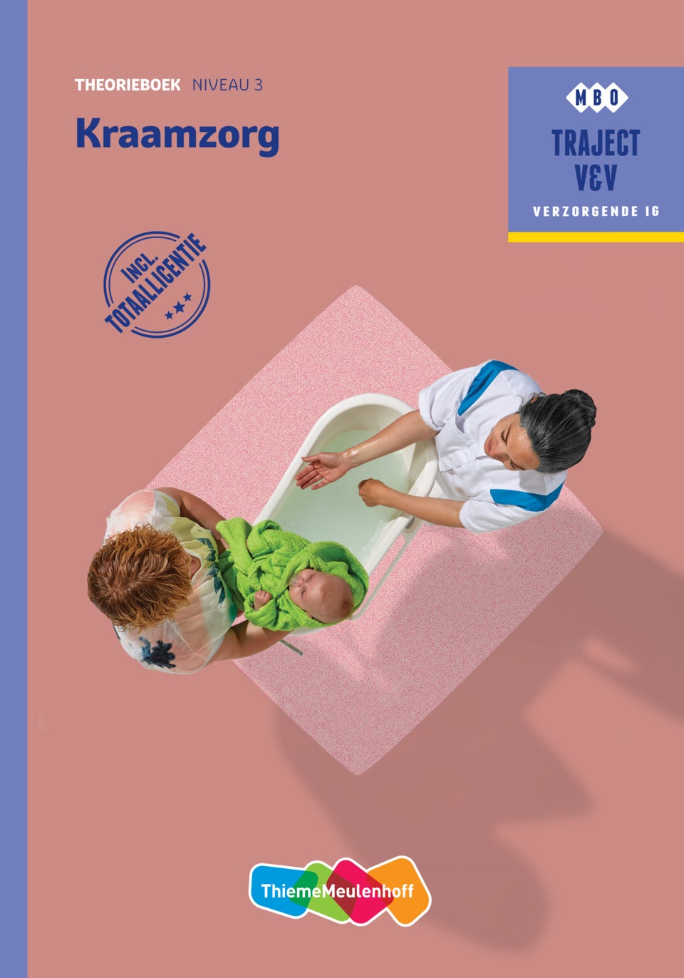 Traject Zorg Kraamzorg niveau 3 boek en online 1 jaar (KD 2016)