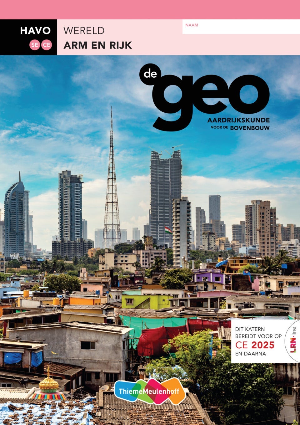 De Geo LRN-line (CE 2025 e.v) online + boek havo Arm en rijk 4-jaar afname