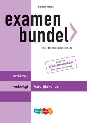 Examenbundel online + boek vmbo-kgt Aardrijkskunde 2024/2025