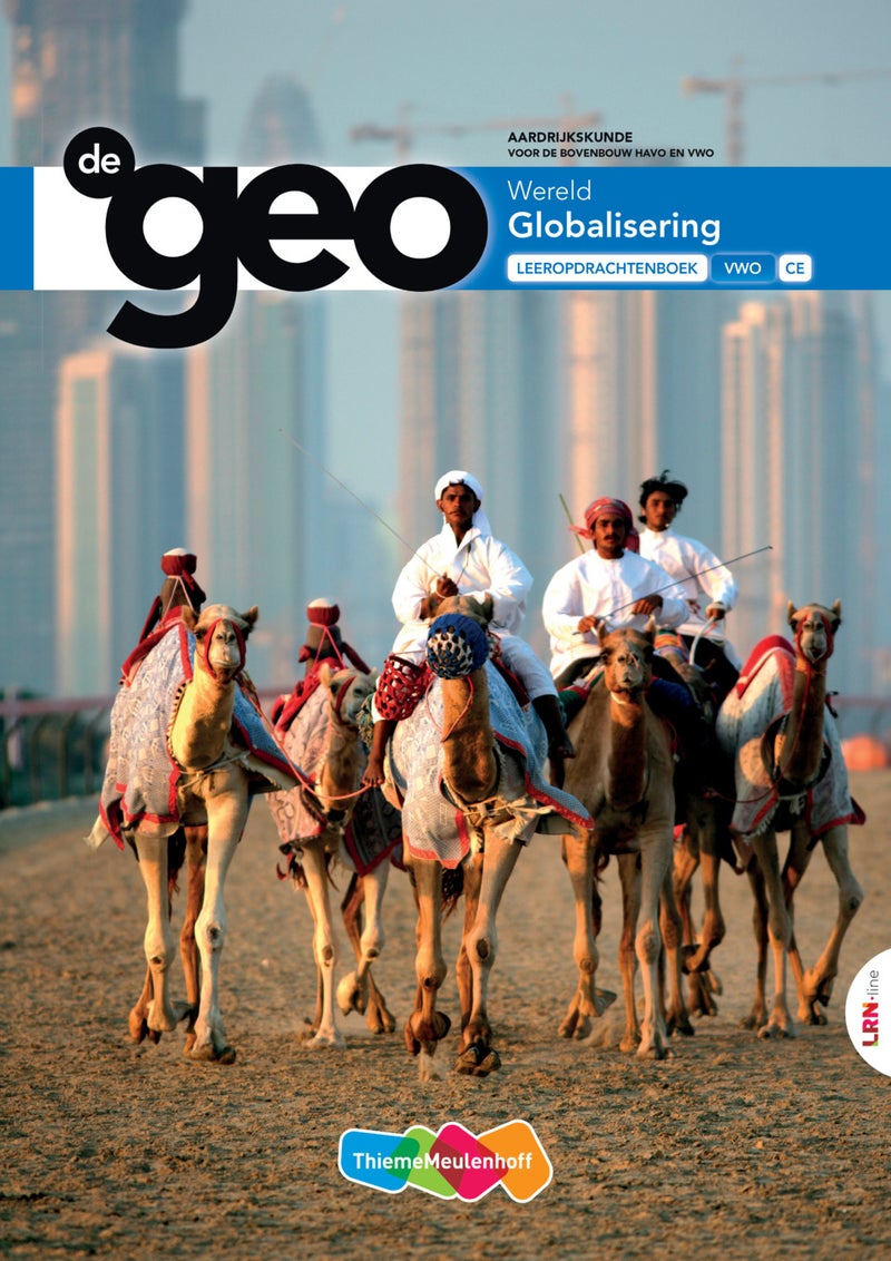 De Geo LRNline (CE 2024 en CE 2025) online + boek vwo Globalisering