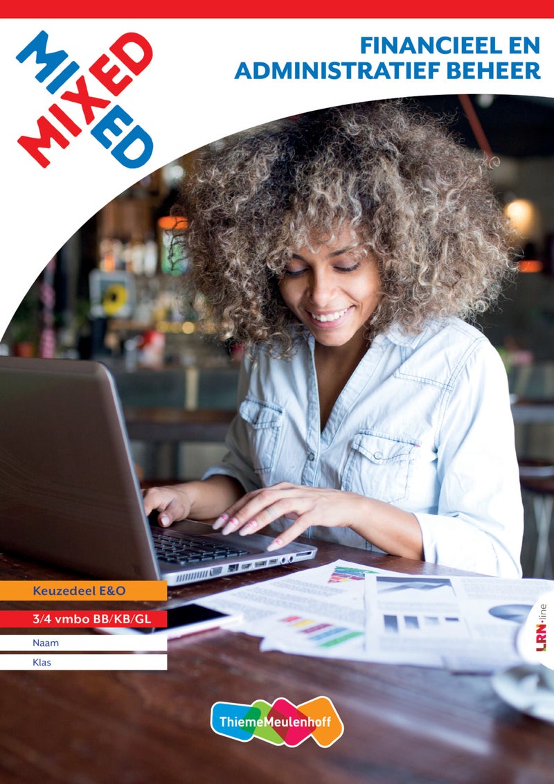 MIXED LRN-line online + boek Financieel en administratief beheer 3/4 vmbo