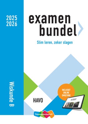 Examenbundel online + boek havo Wiskunde B 2025/2026