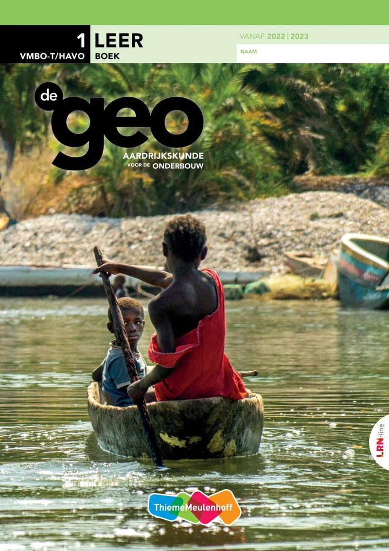 De Geo LRN-line online + boek 1 vmbo-t/havo + basisboek 4-jaar afname