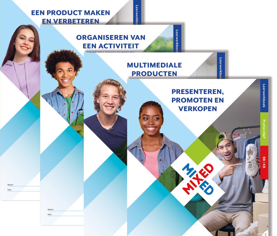 MIXED LRN-line boeken Profielpakket Dienstverlening & Producten 3/4 vmbo