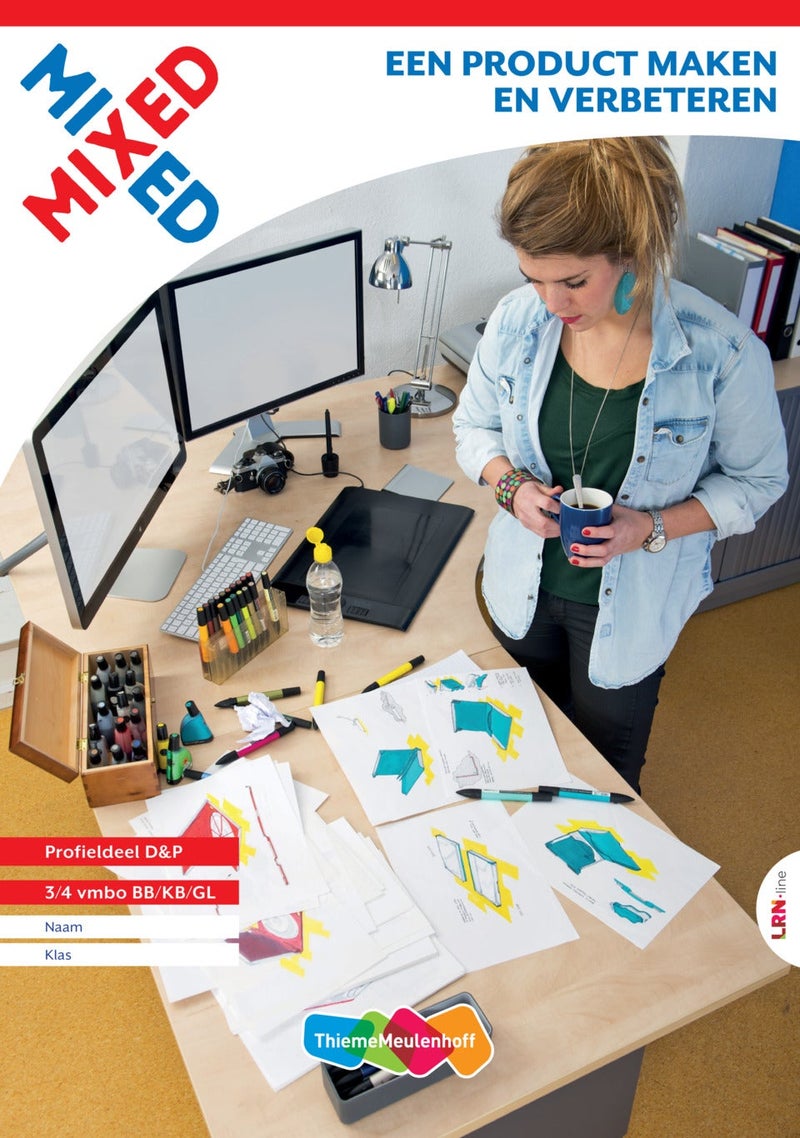 MIXED LRN-line online + boek Een product maken en verbeteren 3/4 vmbo