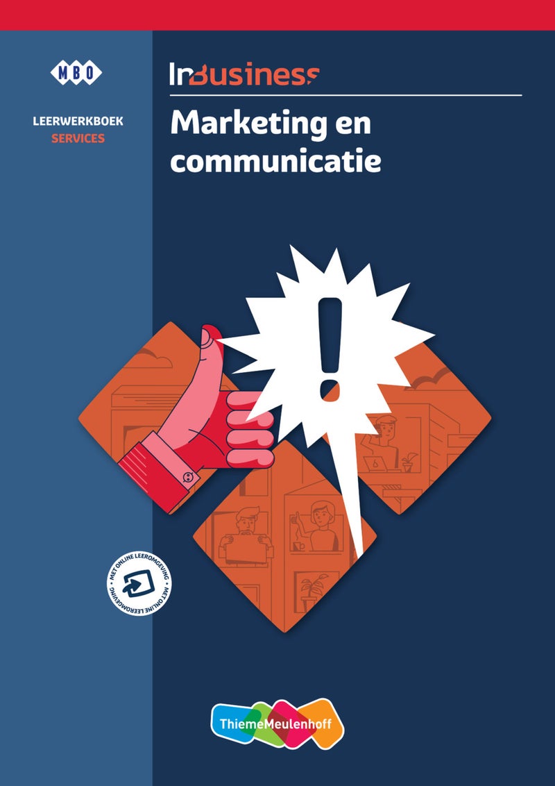 InBusiness Services Marketing en communicatie leerwerkboek + online