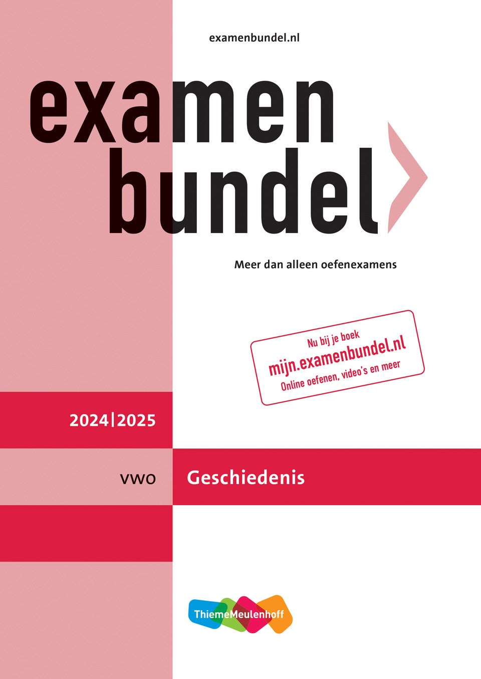 Examenbundel online + boek vwo Geschiedenis 2024/2025