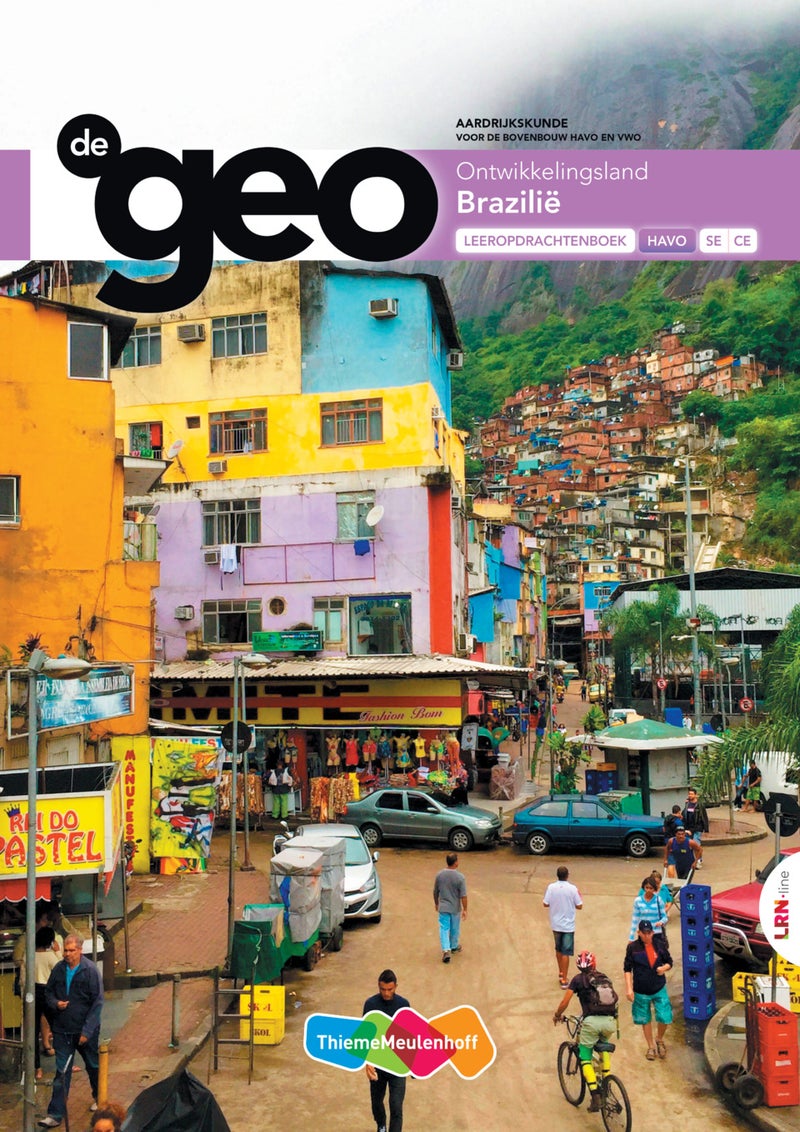 De Geo LRN-line leeropdrachtenboek 5 havo Brazilië