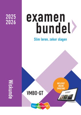 Examenbundel online + boek vmbo-gt/mavo Wiskunde 2025/2026