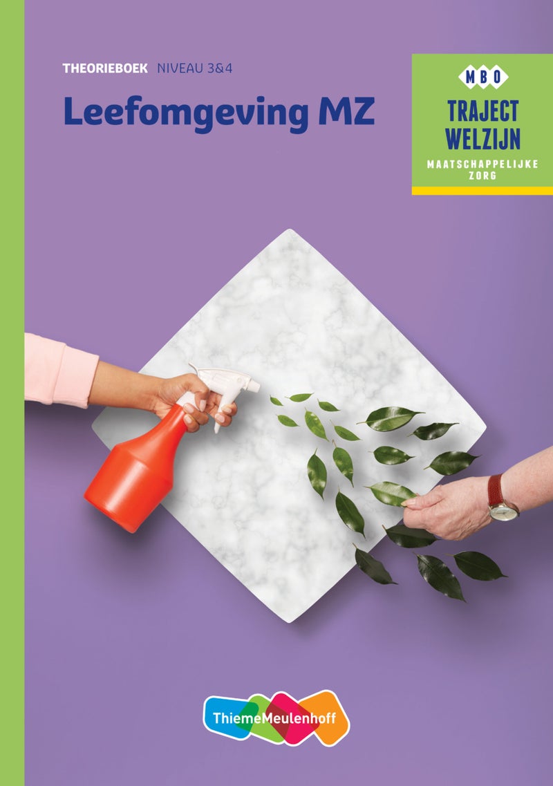 Traject Welzijn MZ Leefomgeving niveau 3/4 boek en online 1 jaar (KD 2016)