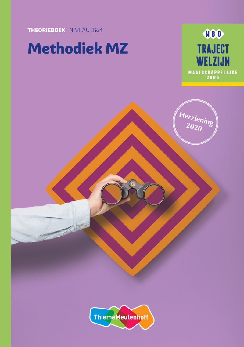 Traject Welzijn MZ Methodiek niveau 3/4 boek en online 1 jaar (KD 2016)