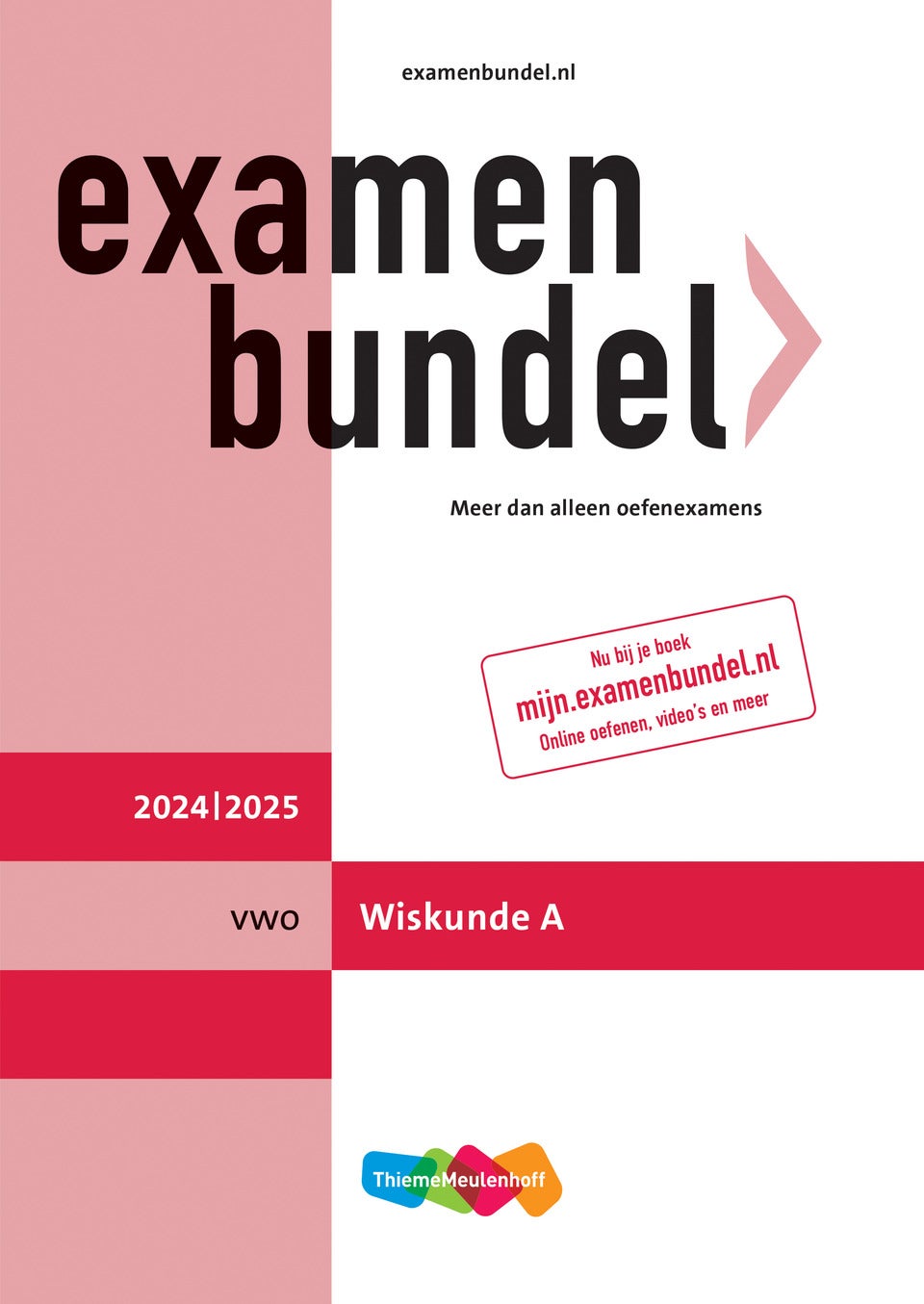 Examenbundel online + boek vwo Wiskunde A 2024/2025