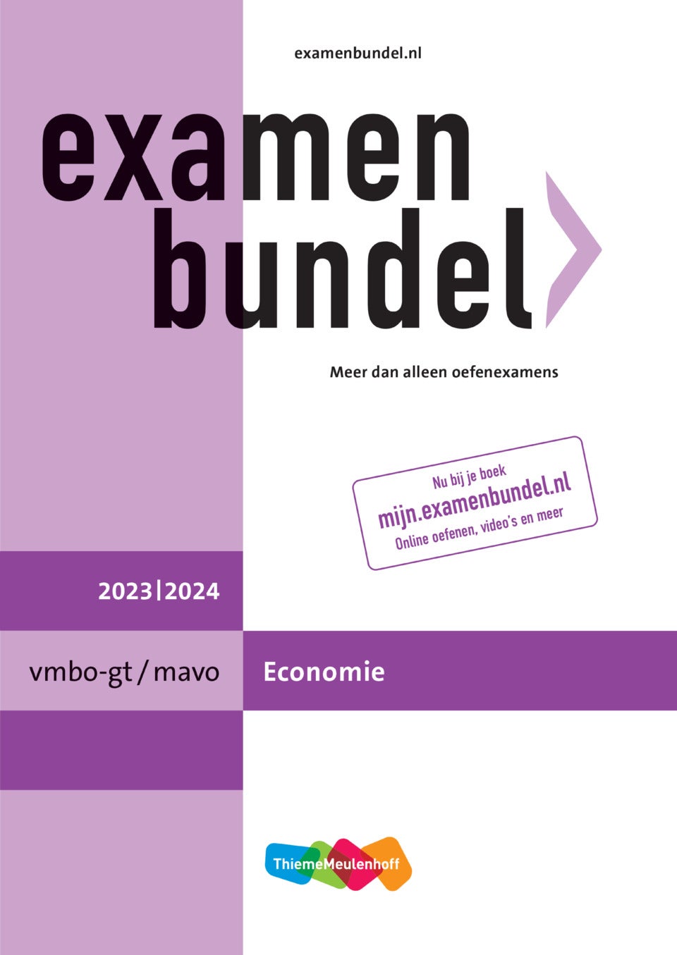 Examenbundel vmbogt/mavo Economie 2023/2024 ThiemeMeulenhoff