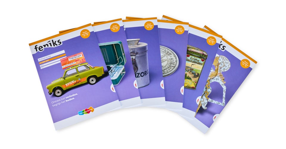Feniks LRN-line online + boek 3 vmbo bkgt SE-stof Themakaternen compleet 4-jaar afname