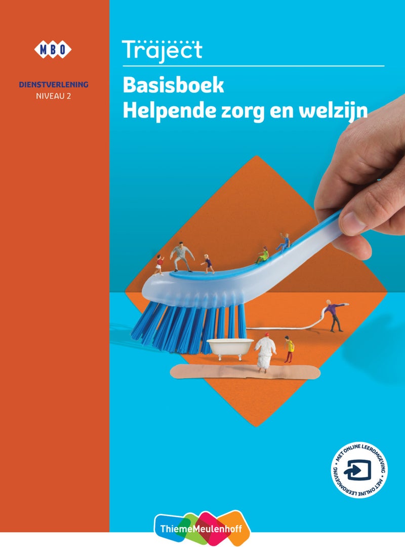 Traject Dienstverlening Basisboek Helpende zorg en welzijn  niv 2 met online 2 jr (KD 2024)