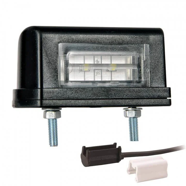LED license plate light | 12-36v | with connector 1.5mm². | M10KV-320
