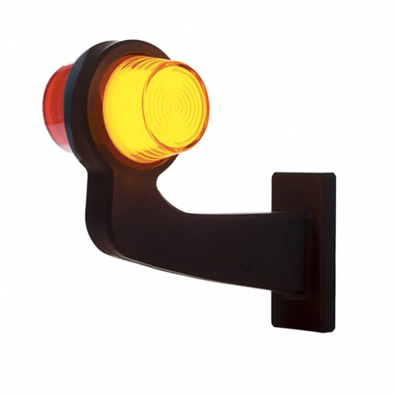 right | LED pendant lamp | angled stem | frosted lens | 12-24v | MB-1022RA