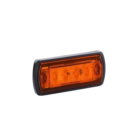 LED marker light amber with bracket | 12-24v | 50cm. cable | MV-5250A