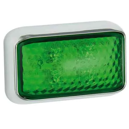 Lampe de décoration LED | verte | 12-24v | 40cm. de câble | 35CGME