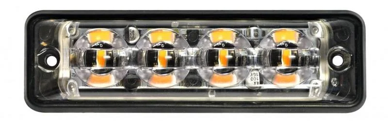 Ultraflache Slimline LED-Taschenlampe 4 LEDs | rot | 10-30v | SSLED4DVR