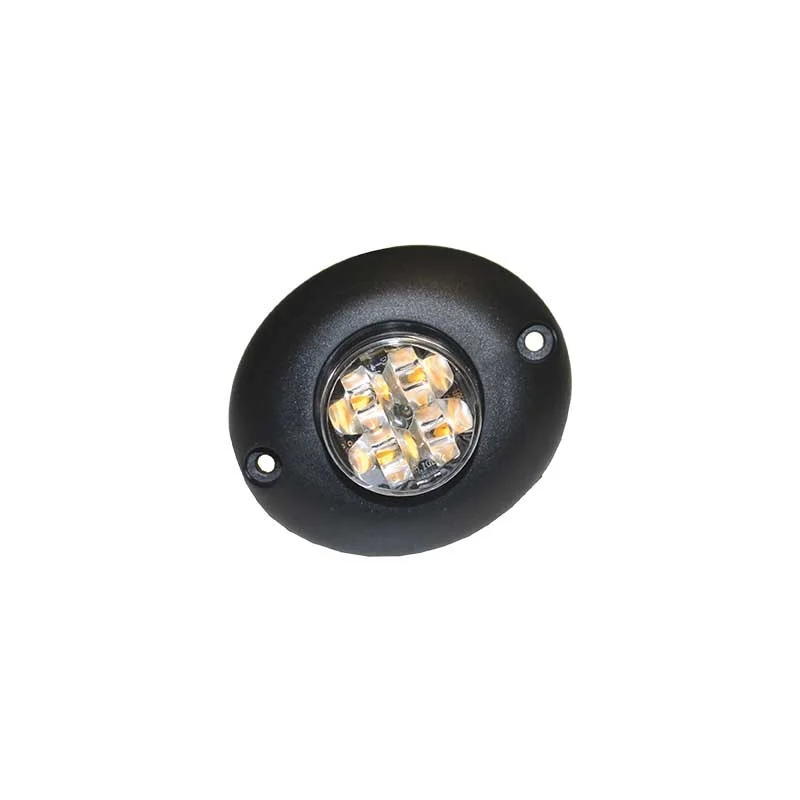 LED warning light 6-LED | white | 12-24v | 3750C