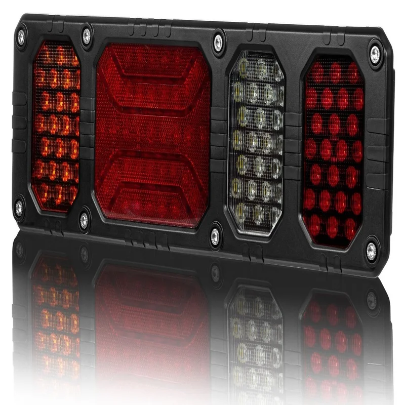 LED rear light left heavy duty 24v, 150cm cable