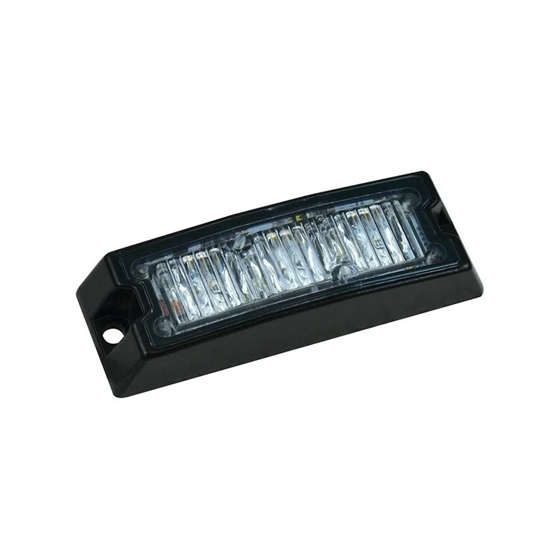 LED warning light 3 LEDs | Slimline | R65 | Blue | 10-30v | SLED3DVBR65