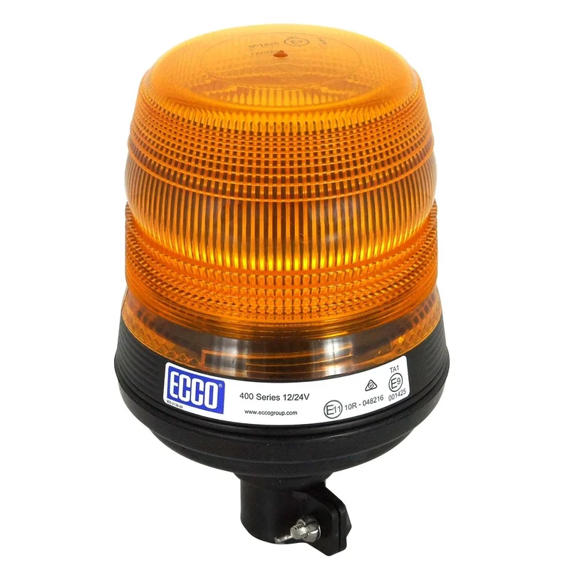 LED Zwaailamp amber | 12-24v | Mini DIN-flexi 400-serie | R65 | V11055